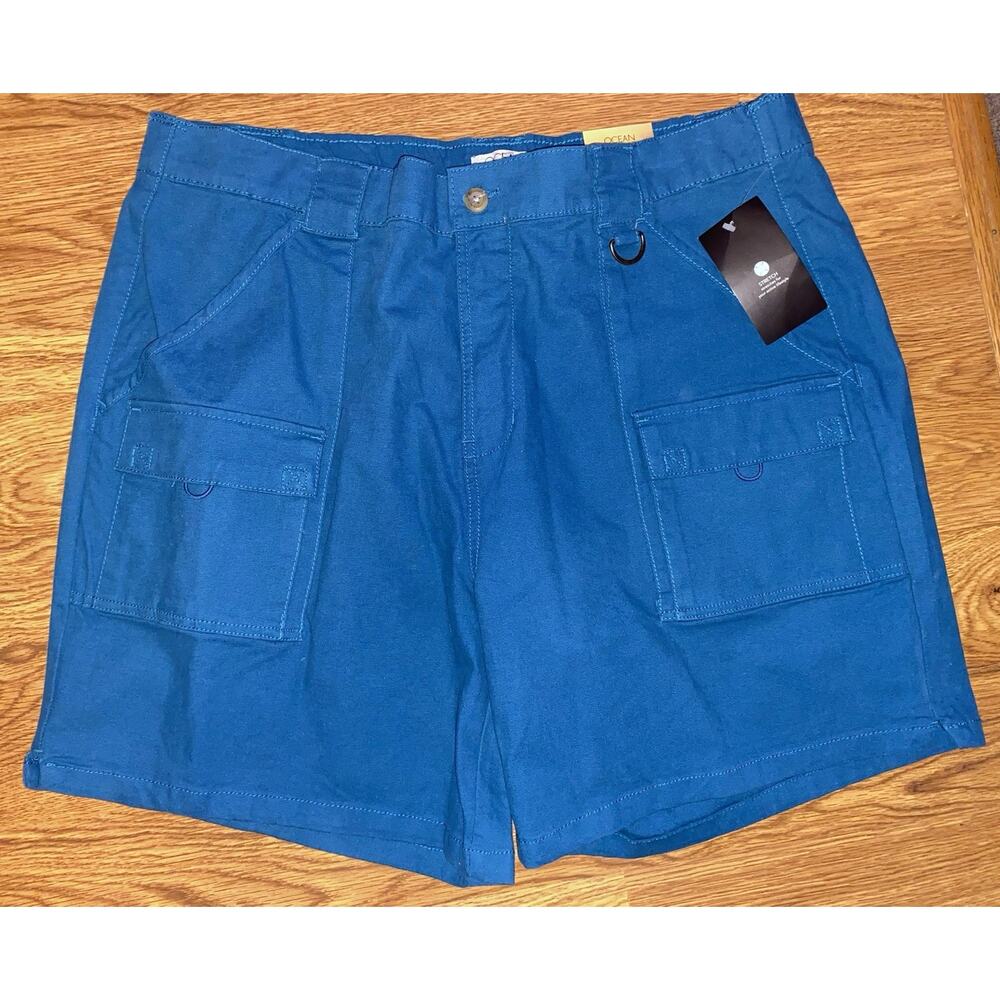 NWT Ocean & Coast Mens 7” Inseam Classic Fit Fishing Shorts Size XL
